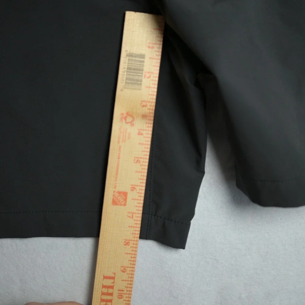 The North Face Mens S Gray‎ Technical Hiking Shorts Built-in Belt Carabiner Long